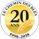 Logo - 20 Ans Chemin des blés